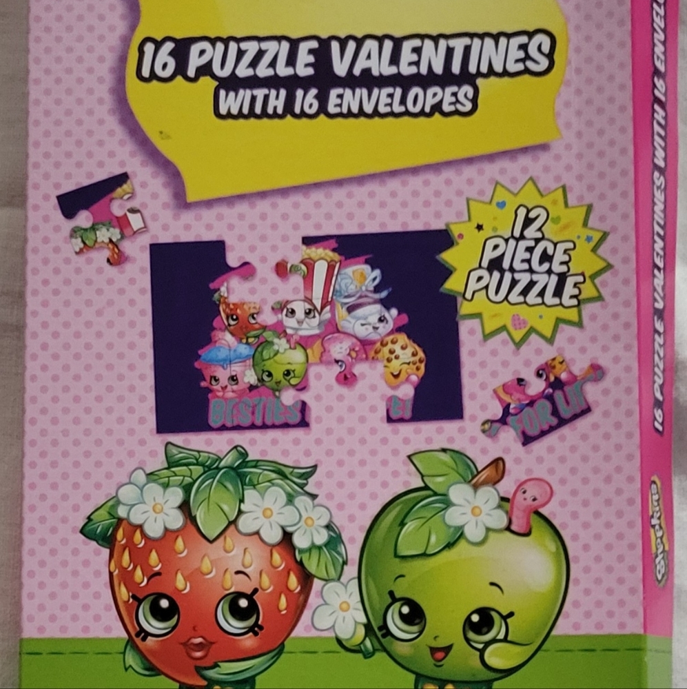 Shopkins Puzzle Valentine's
